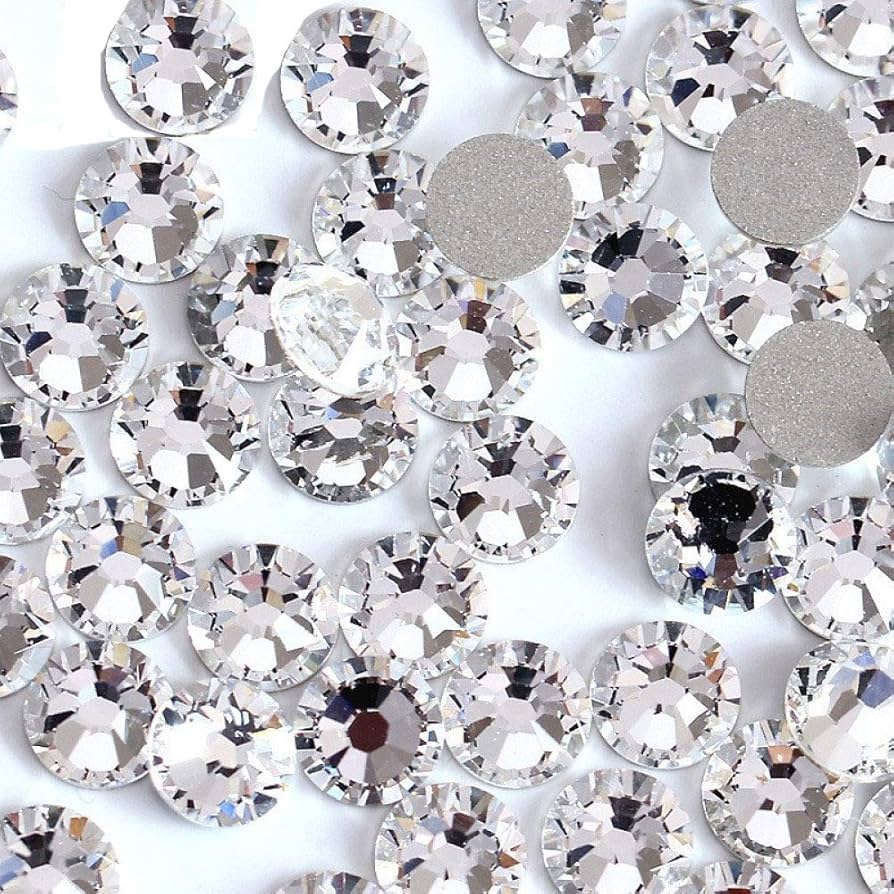 Diamond Cut Crystal Hotfix Rhinestones (SS10)