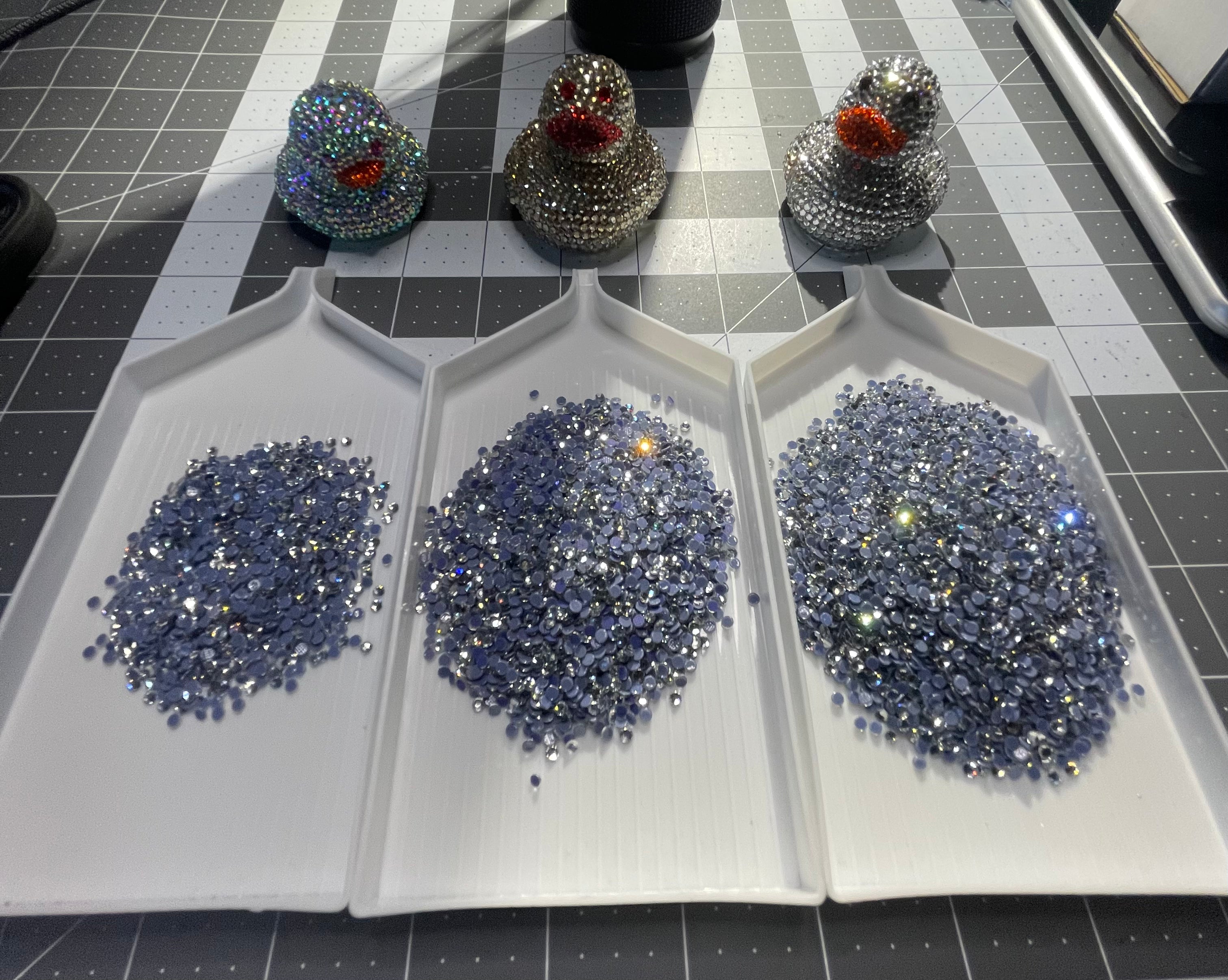 Diamond Cut Crystal Hotfix Rhinestones (SS10)