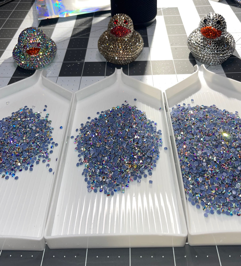 Diamond Cut Crystal AB Hotfix Rhinestone (SS10)